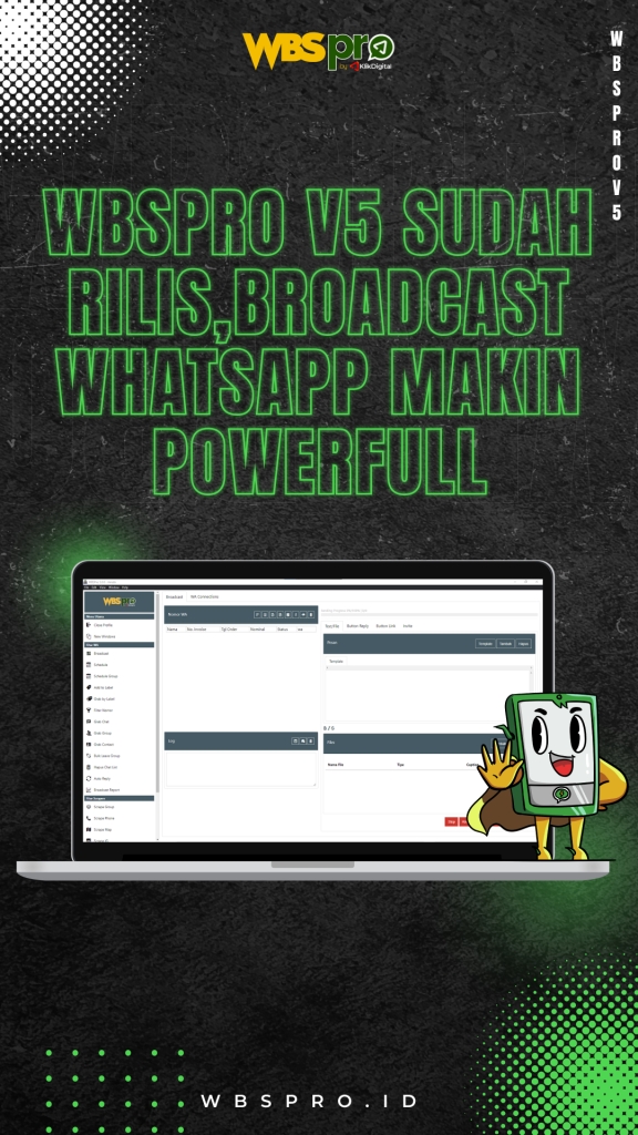 WBSPRO V5 Sudah Rilis Broadcast Whatsapp Makin Powerfull